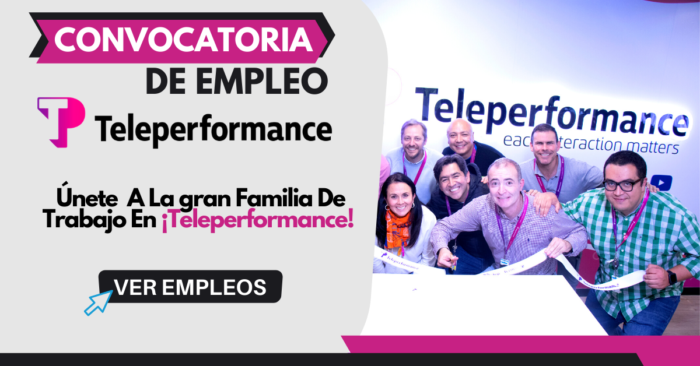 Oferta De Empleo En Teleperformance